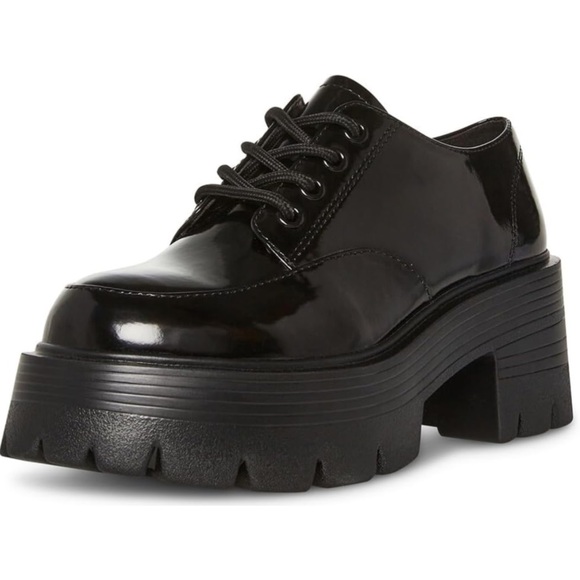 🆕 Steve Madden Piper Oxford Patent Leather Lugs size 9 - Picture 4 of 4